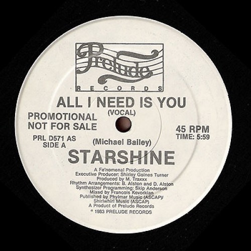 Starshine - All I Need Is You