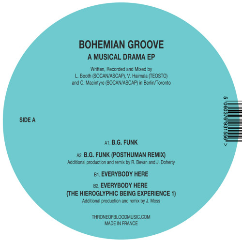 TOB040: Bohemian Groove "A Musical Drama" EP "BG Funk" (JDH & Chupacabras Remix)
