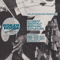 DJ Platurn Boiler Room San Francisco 60 min DJ Set