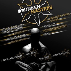 Zebadee, Ryno & Chequelectic: The Revenge of The Drunken Master - USZ Radio Showcase (22.01.2014)