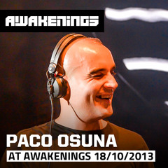 Paco Osuna at Awakenings ADE 18-10-2013