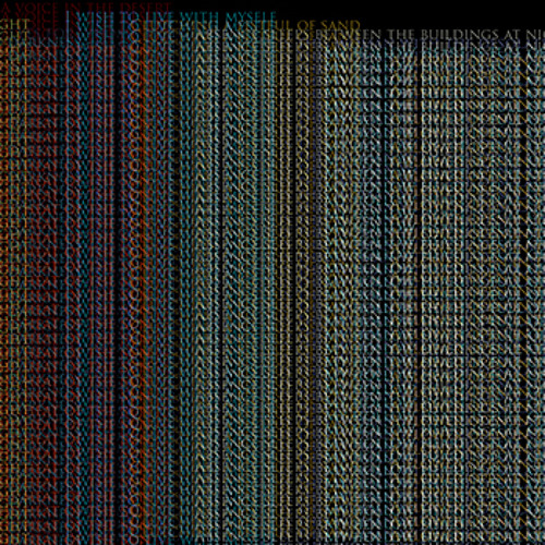 I wish to live with myself (from "Absence sleeps between the buildings at night", 2014)