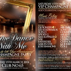 COME DANCE WITH ME SAT 15 MARCH