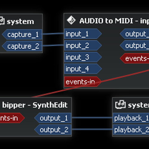 Stream AUDIO to MIDI keying a software CPO with MIDI INPUT by