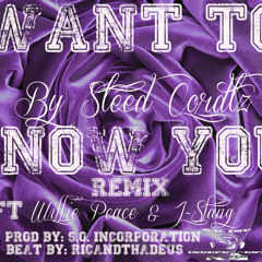 WANT TO KNOW YOU (Remix) ft Willie Peace x J-Slang