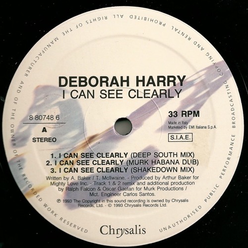 Deborah Harry - I Can See Clearly(Deep South remix)