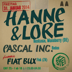 Warmup For Hanne + Lore @ Kiste Baden (Jan. 2014)
