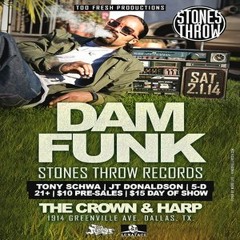 Dâm-Funk Live in Dallas,Tx @ The Crown and Harp (2.1.14)