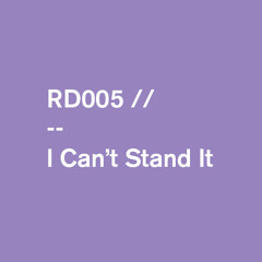 I Can't Stand It