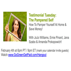 Pampered Self Testimonial Tuesday - Create A SPA At Home With Organic Products!
