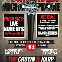 Freestyle Competition aka Got Barz? @ The Crown And Harp (2.6.14)