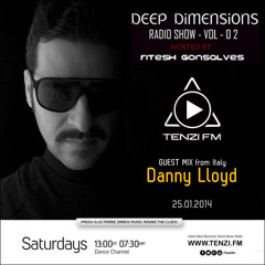 Danny Lloyd at DEEP DIMENSIONS [TENZI.FM 25.01.2014]