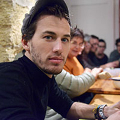 Nicolas Kaplan, bénévole au 3C, café associatif à Aix-en-Provence