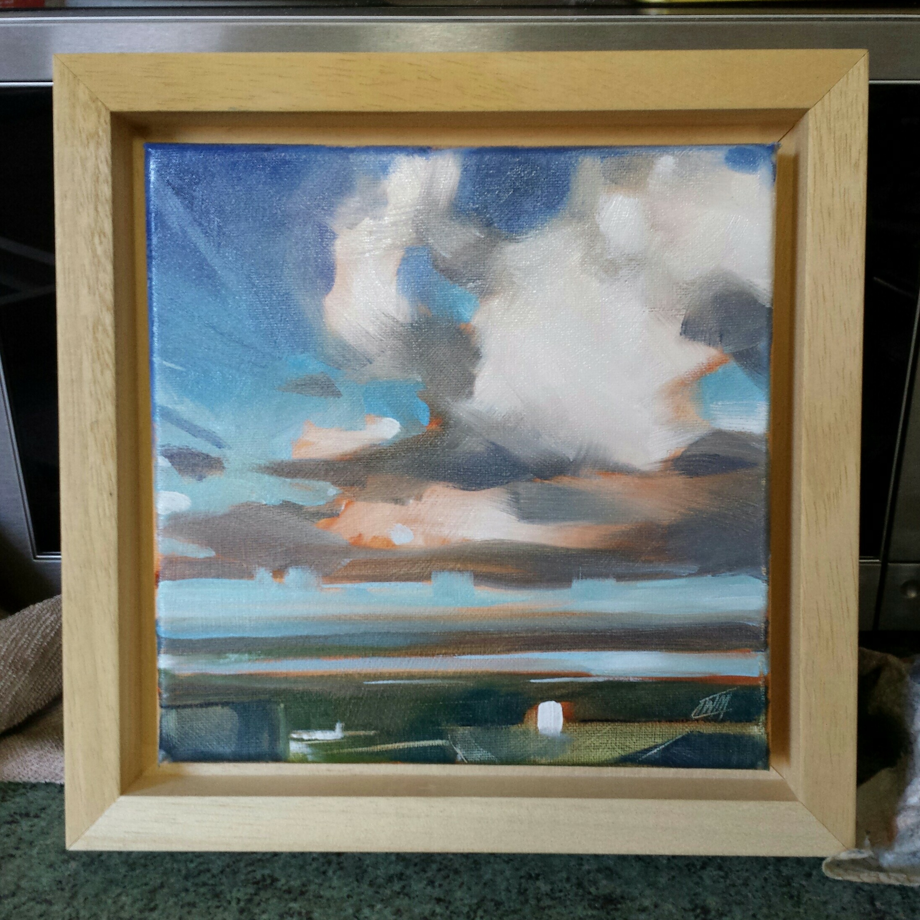 cover of episode Talking Pictures 1. Westward Ho! 8x10" oil on canvas, framed