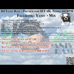 DJ YANIV RAM (Facebook Yaniv - Mix) - SET106 Preview