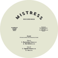 Doubt - Remember Fono - MISTRESS 03 (SNIPPET)