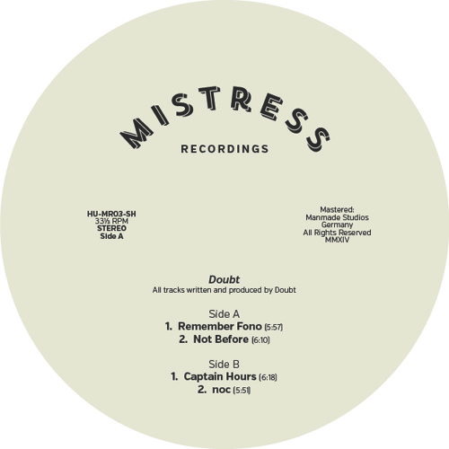 Doubt - Remember Fono - MISTRESS 03 (SNIPPET)