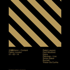 Ralph Lawson Live // 2020Vision Content Tour London // Fabric