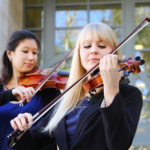 Chapman University student Emily Uematsu on violin