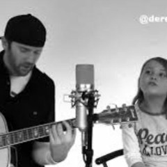 Derek Cate with daughter Hailey Cate singing Monster