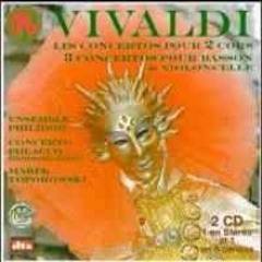 Antonio VIVALDI Concerto for 2 horns, strings & basso continuo in F major RV 538 - Largo