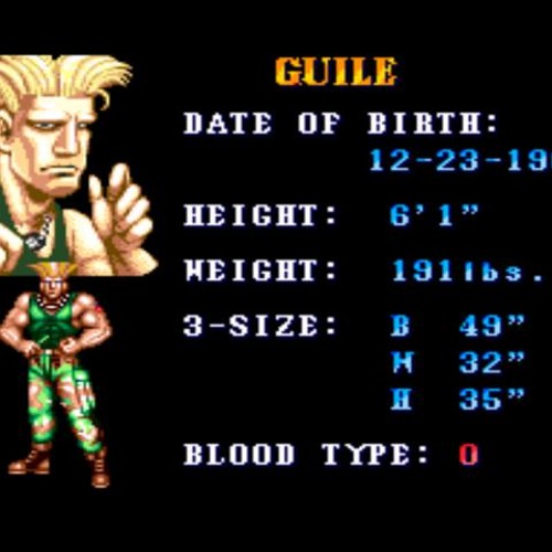 Street Fighter 2 Guile