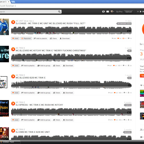 MC TRIK-E MC BLIZARD MC UNIT MC RUSH *PUT BACK UP*
