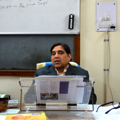 Wahajuddin Alvi, HOD Urdu Department at Jamia Millia Islamia