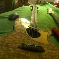 So happy to see my guitar at Home