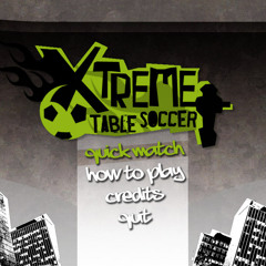 Xtreme Table Soccer - Menu