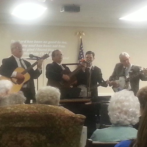 I've been completely turned around- bluegrass group at Porter, Texas