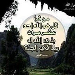 اقرآ الاخلاص 3 مرات واكسب اجر ختم القرآن وعشر مرات بيت في الجنة مكرره 100مره