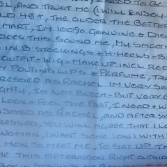 RACHELS LETTER TO ST VALENTINE AND THE RED PHONE BOX