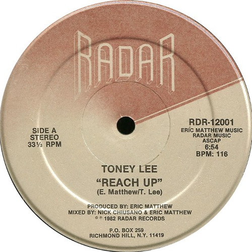 Toney Lee - Reach up - Sir Dancelot Disco Edit