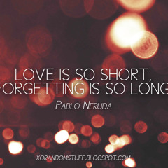 Tonight I Can Write The Saddest Lines by Pablo Neruda