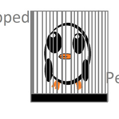 Trapped Penguin
