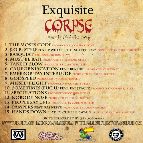 Speculations (produced by Corbin Butler)