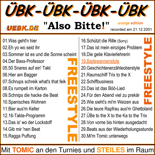 Von vorne bis hinten ausgedacht