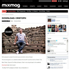 Nordic Trax Radio - Cristoph in the mix for Mixmag