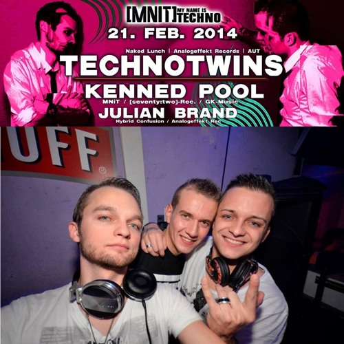 Technotwins Live at "My Name is Techno" Grinsekatze Club Munich (GER) 21-02-2014