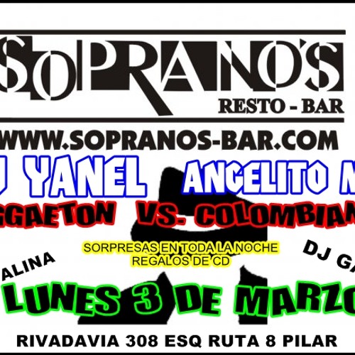 INTRO SOPRANOS LUNES 3 DE MARZO FIESTA DJ YANEL