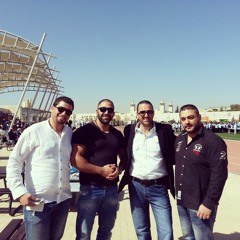 ziad saleh and motaz hattar @ Al Qanater christmas party 2013