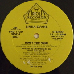 Linda Evans - Don't You Need(1979) Aka Re-work