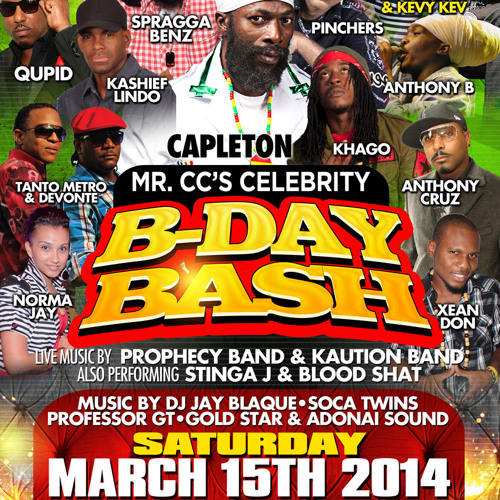 CAPLETON TELLING YOU ABOUT MR.CC'S CELEBRITY B'DAY EVENT
