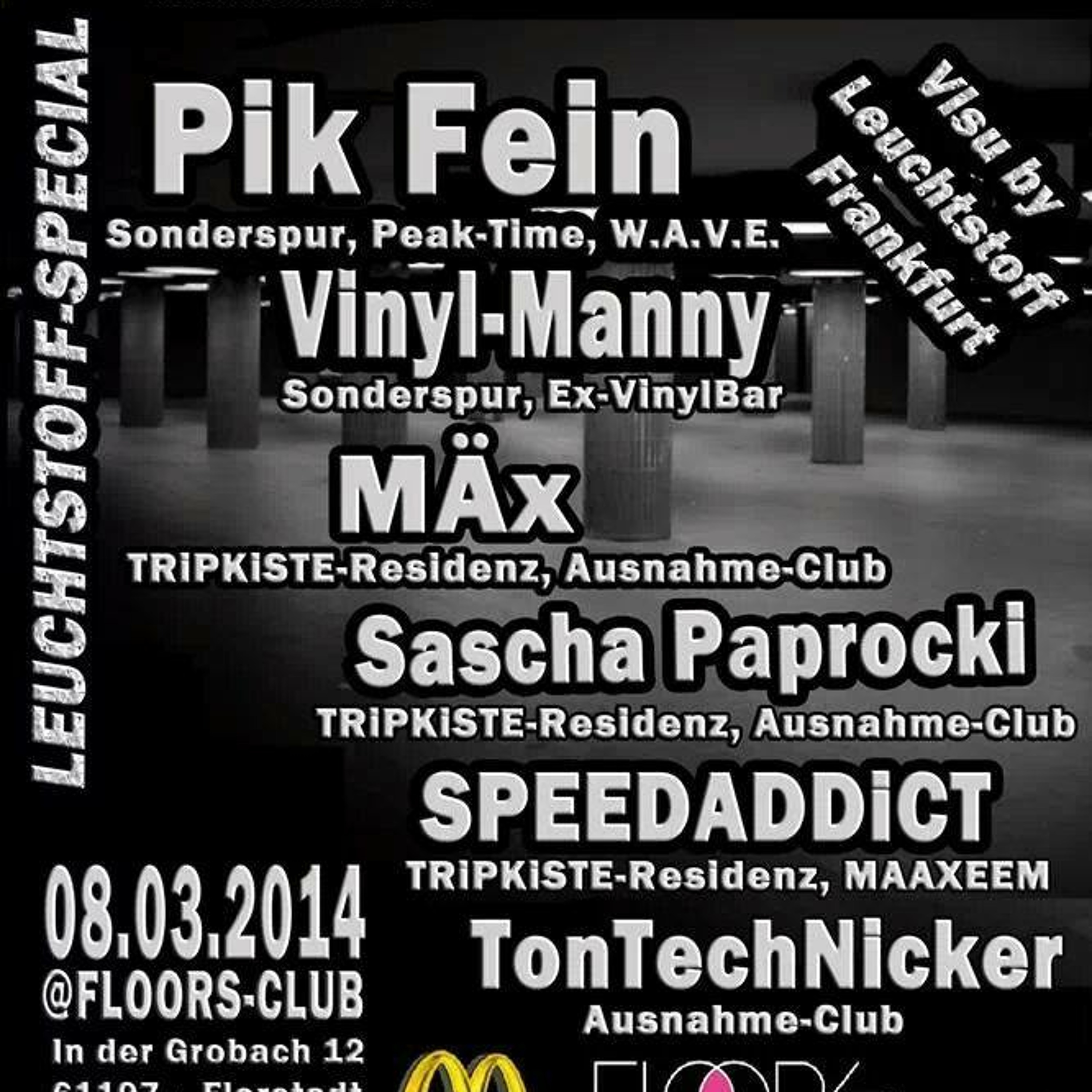 PIK-FEIN @ AUSNAHME.TRIPPEN #2.4 ⎥ Floors - Florstadt⎥08.03.14 episode artwork