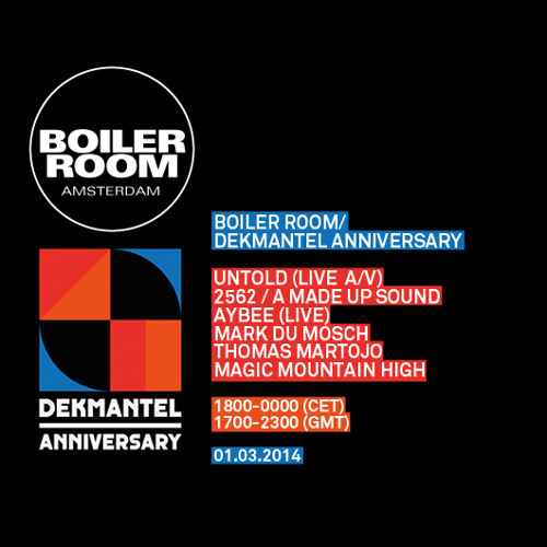 Mark Du Mosch Boiler Room X Dekmantel DJ Set