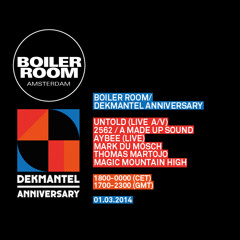 Magic Mountain High LIVE at Boiler Room x Dekmantel