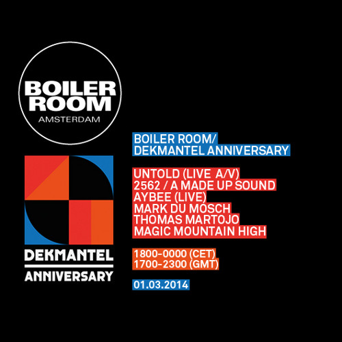 Magic Mountain High LIVE at Boiler Room x Dekmantel