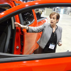 General Motors' Anita Burke at Chicago Auto Show