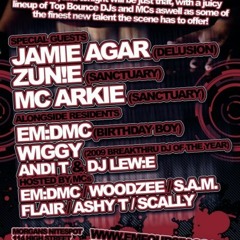 EMFOURSIX - EM:DMC's Birthday Bash 2010 - DJ ZUN!E w/ MC's EM:DMC & ARKIE